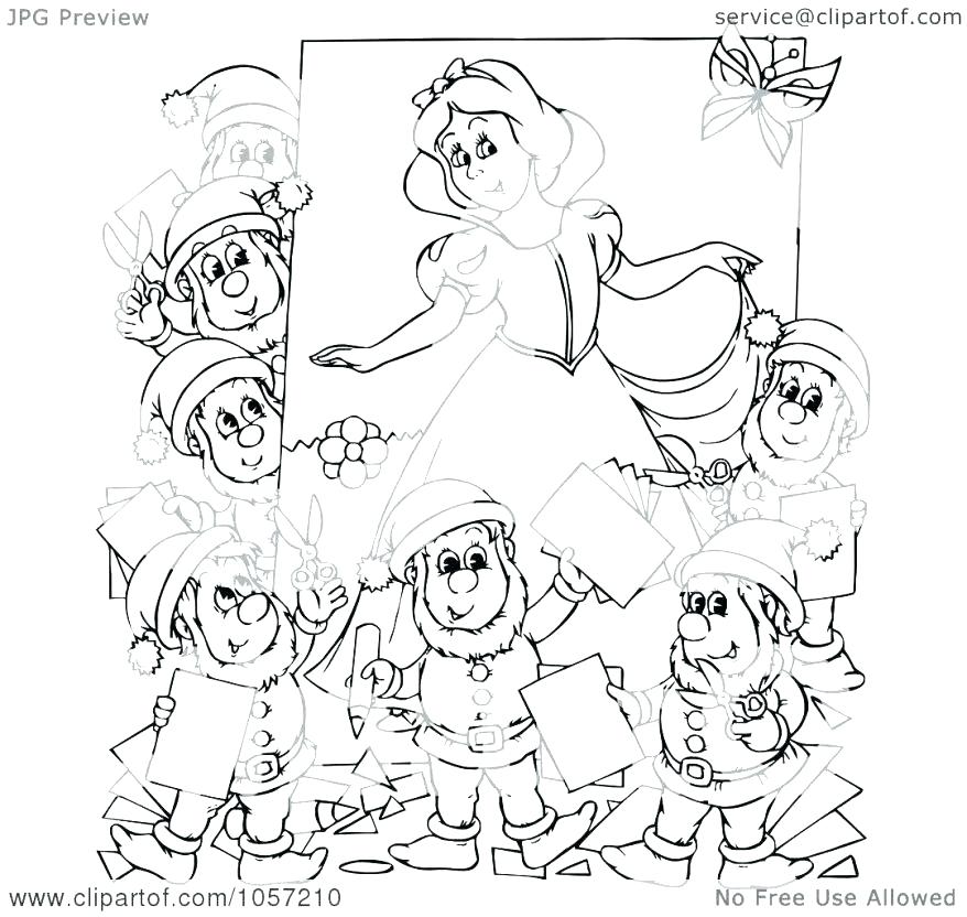878x832 7 Dwarfs Coloring Pages 7 Dwarfs Coloring Pages Coloring Royalty