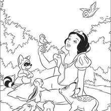 220x220 Snow White And The Seven Dwarfs Coloring Pages