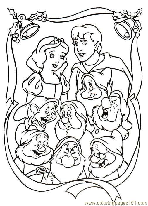 Free Printable Coloring Image Snow White Christmas Coloring 506x702 Free Printable Coloring Image Snow White Christmas Coloring