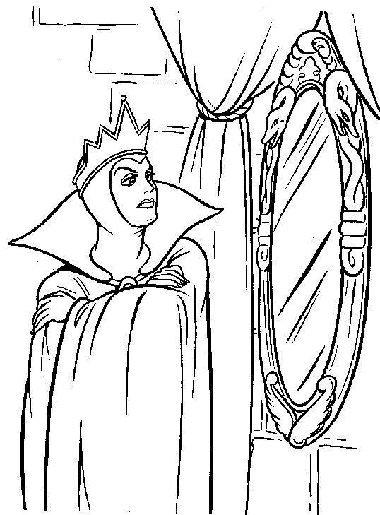 Snow White Queen Coloring Pages
