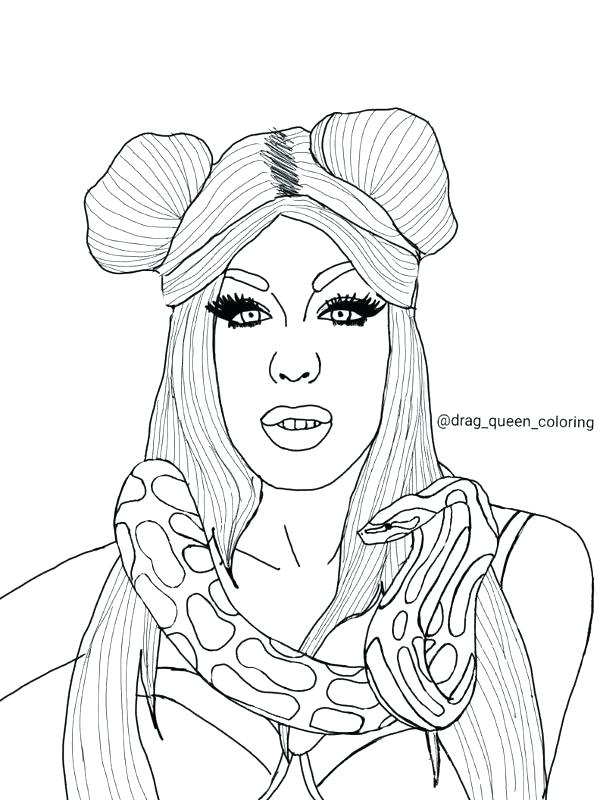 600x800 Queen Coloring Page Coloring Page Coloring Page By Drag Queen