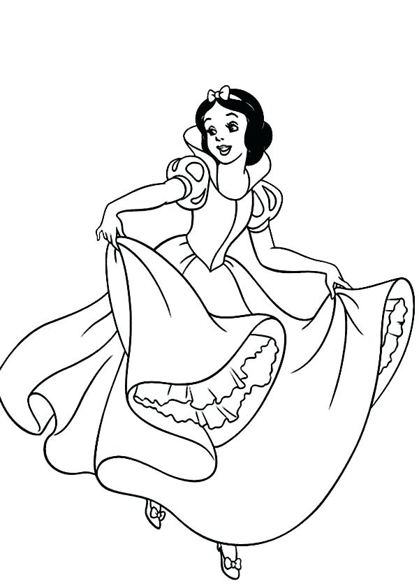 600x839 Snow White Coloring Sheet Princess Coloring Pages Snow White