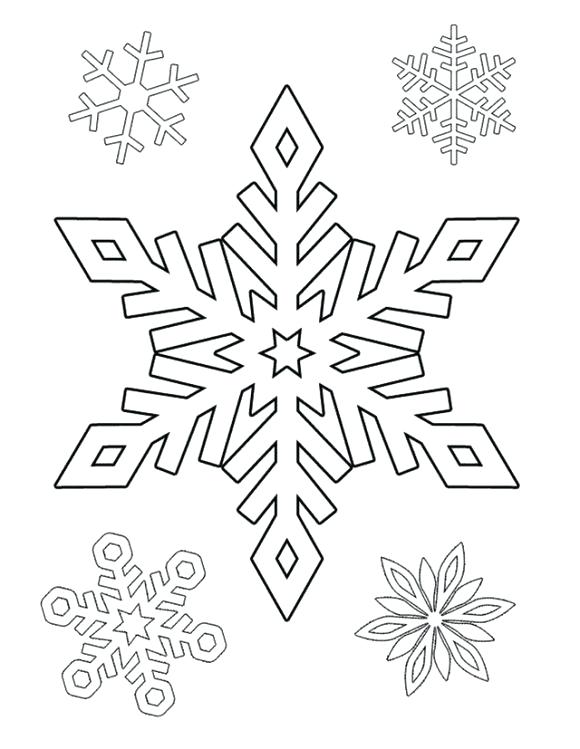 580x749 Snow Flake Coloring Pages Coloring Pages Winter Snowflake Free
