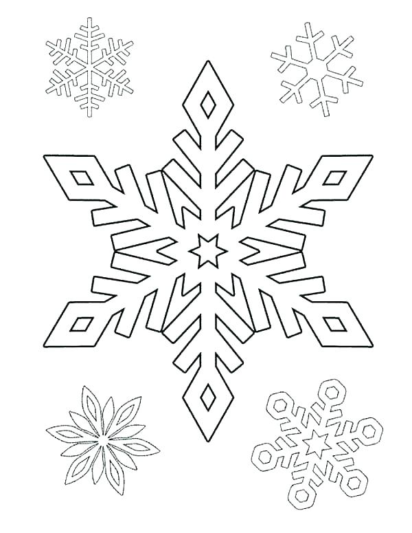 600x775 Coloring Page Snowflake Snow Flake Coloring Page Snowflake