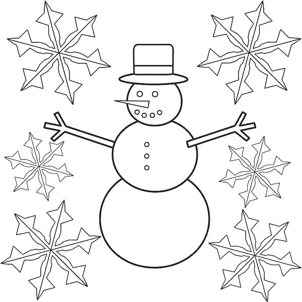 600x600 Snowflake Coloring Pages Nice Snowflakes Coloring Page Snowflake