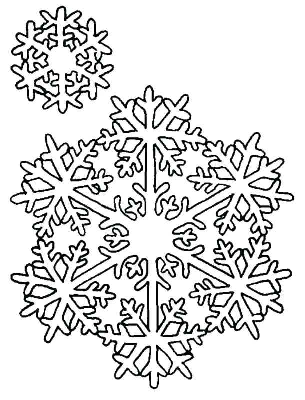 610x800 Snowflake Coloring Pages Snowflakes Coloring Page Snowflake