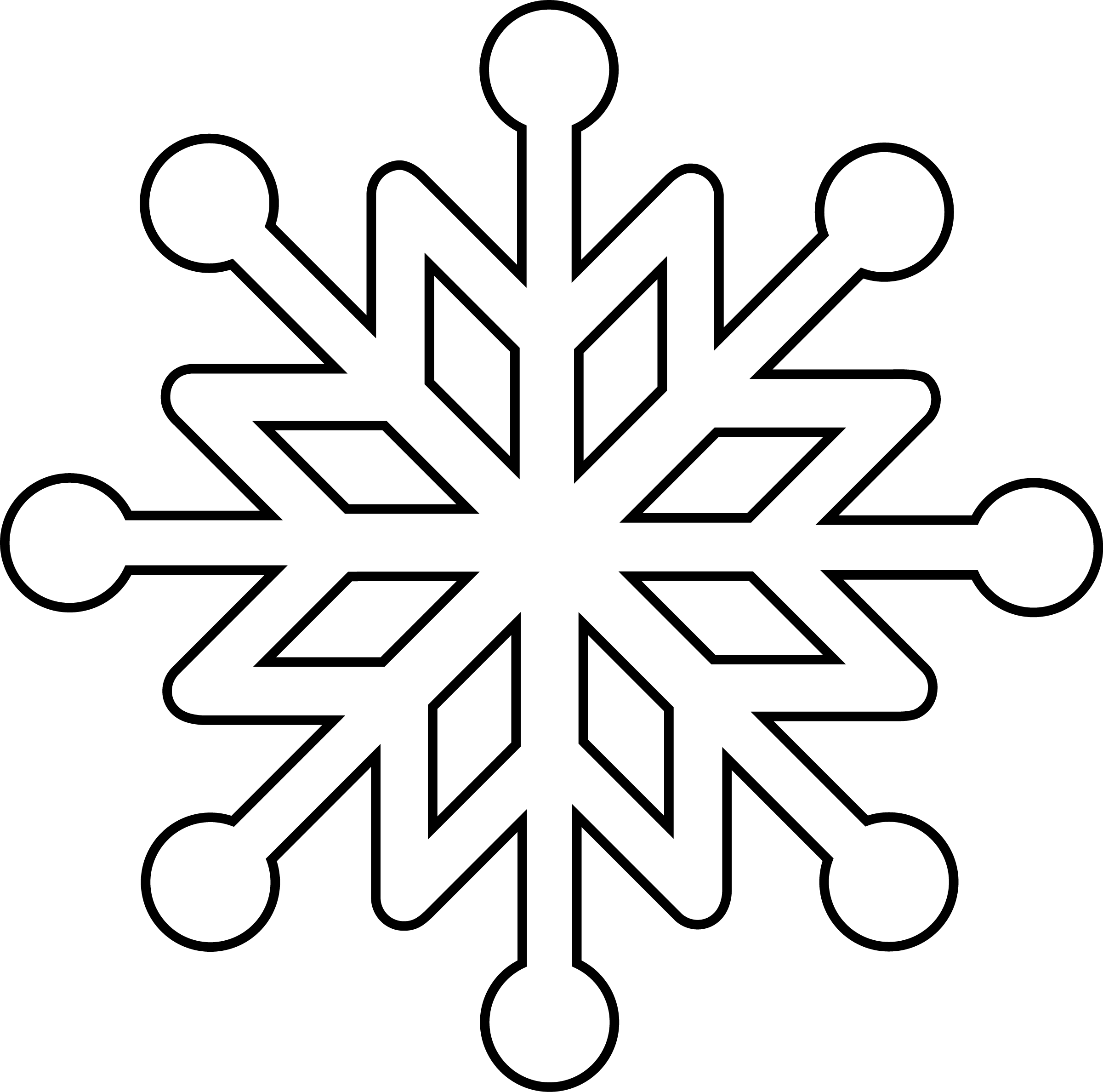 2400x2375 Snowflakes Coloring Pages With Wallpapers Hd Resolution