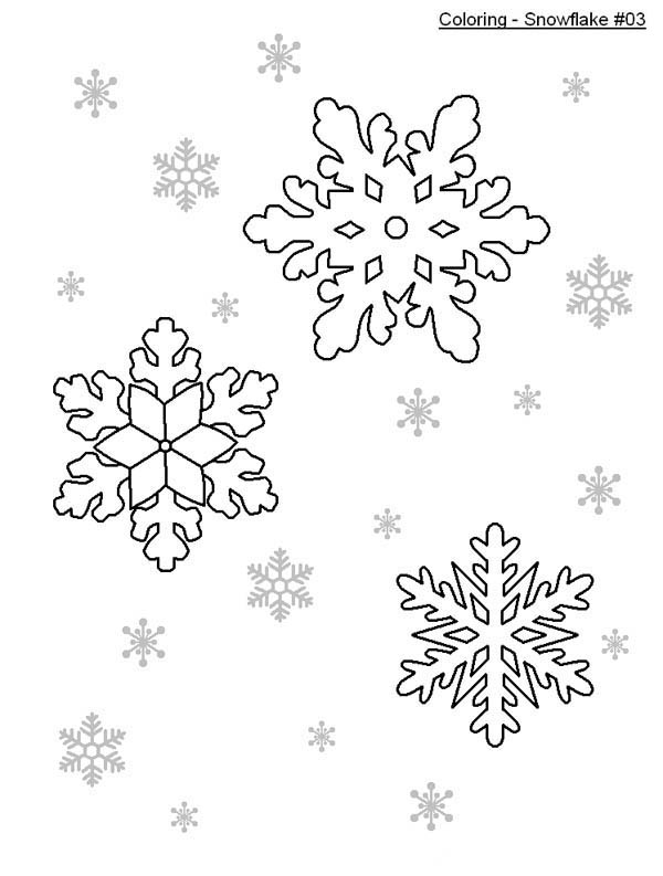 600x793 Nice Snowflakes Coloring Page Color Luna