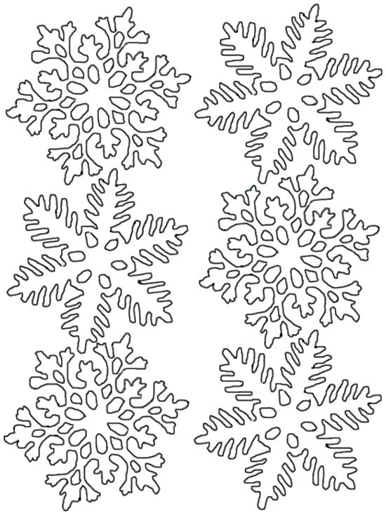 Free Snowflake Coloring Pages Coloring Page Snowflake Free Adult 550x731 Free Snowflake Coloring Pages Coloring Page Snowflake Free Adult