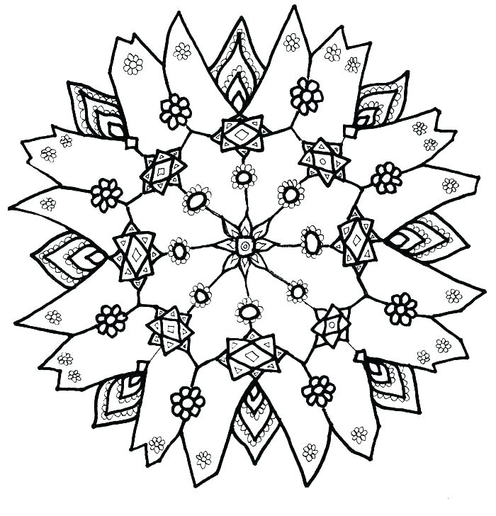Snowflake Coloring Pages For Adults Snow Flake Coloring Page 700x728 Snowflake Coloring Pages For Adults Snow Flake Coloring Page
