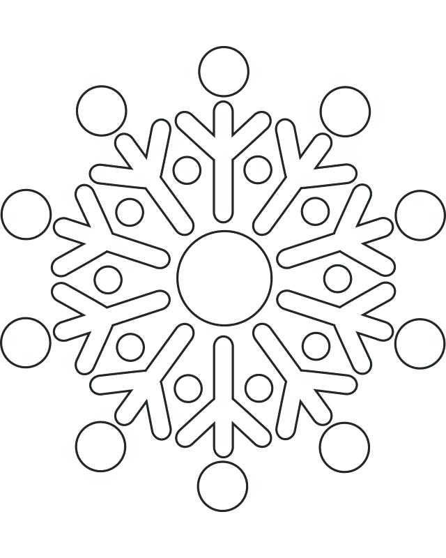640x800 Minimalist Mandala Free Coloring Pages Kids Snowflakes Book