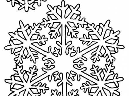 440x330 49 Snowflake Coloring Pages For Adults, Snowflake Coloring Pages