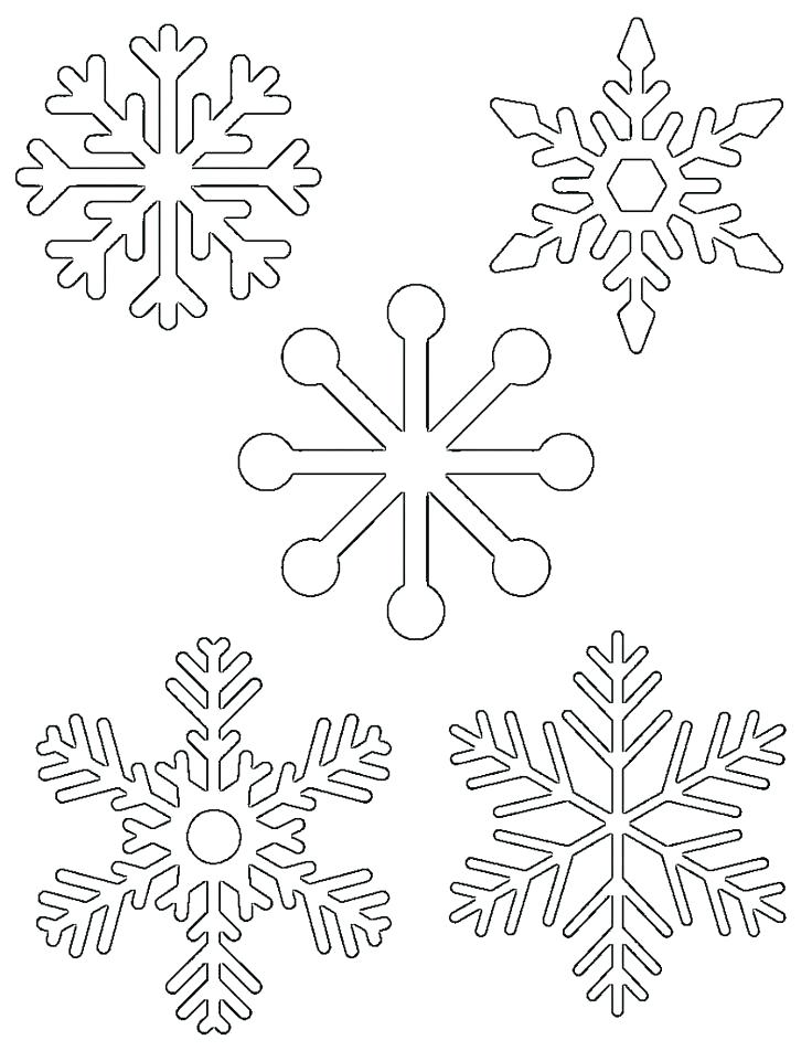 736x952 Snowflake Template 7 Free Download Folding Snowflake Template