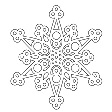 230x230 Top 20 Snowflake Coloring Pages For Your Little Ones