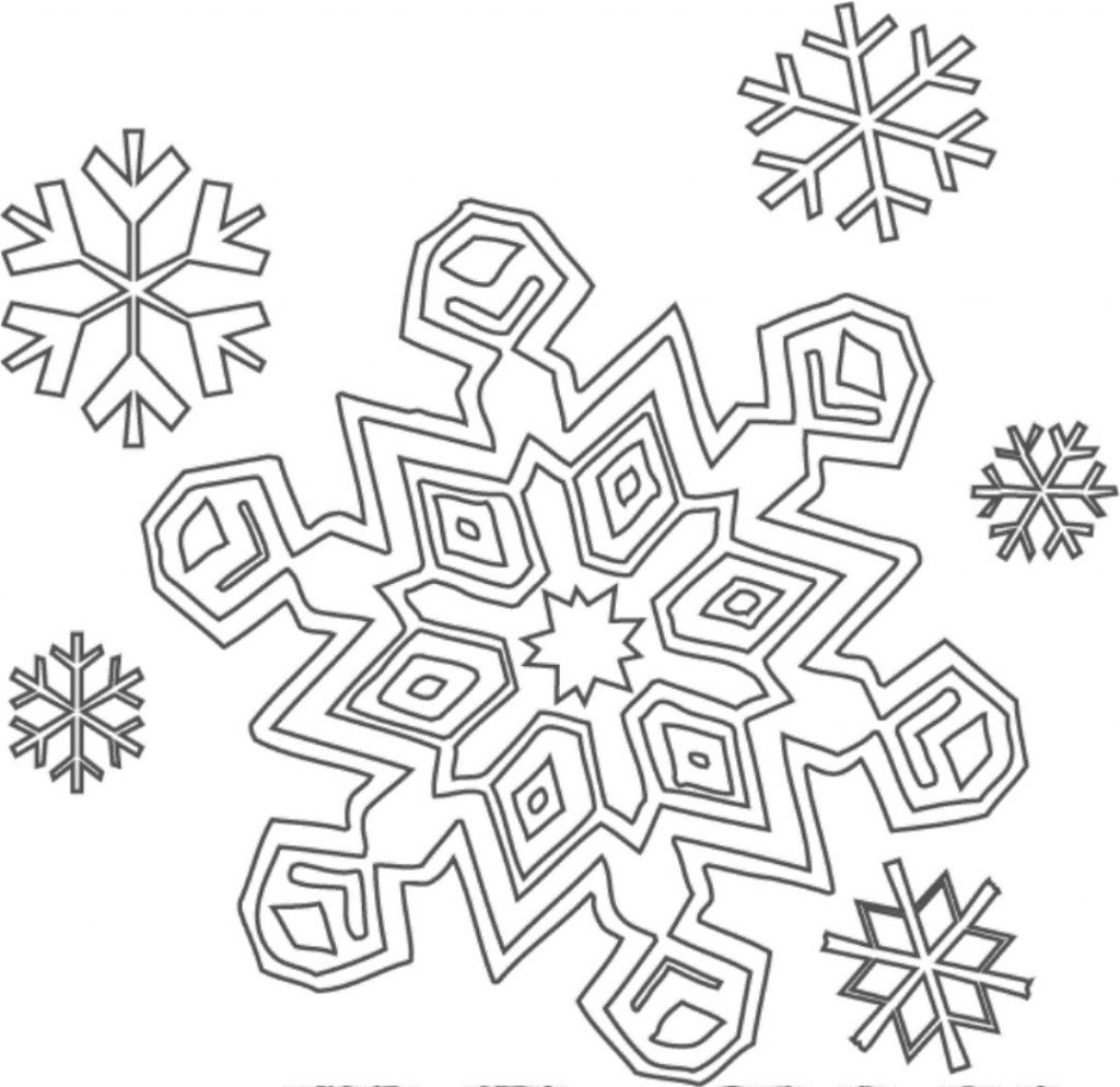 Snowflake Coloring Pages For Preschoolers 1024x994 Snowflake Coloring Pages For Preschoolers