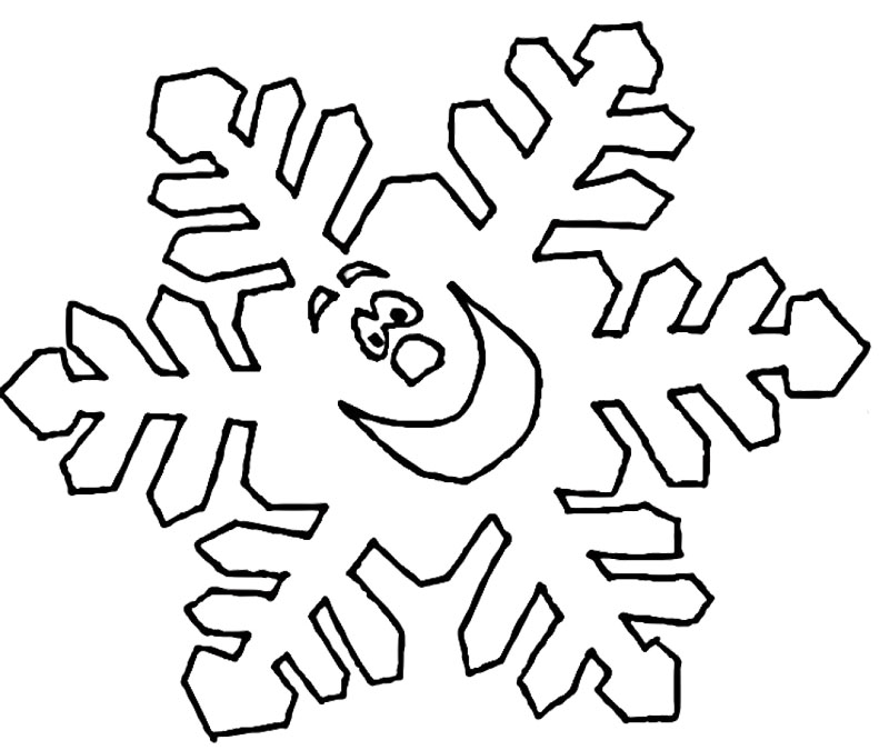 Snowflake Coloring Pages To Print