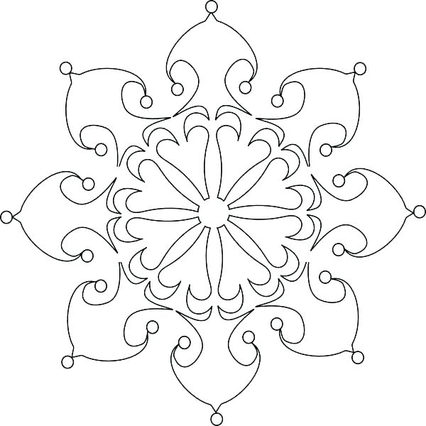 600x600 Printable Snowflake Coloring Pages Printable Snowflakes Printable