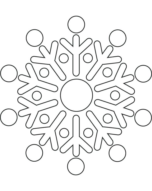 640x800 Snow Flake Coloring Page Free Printable Snowflake Coloring Pages
