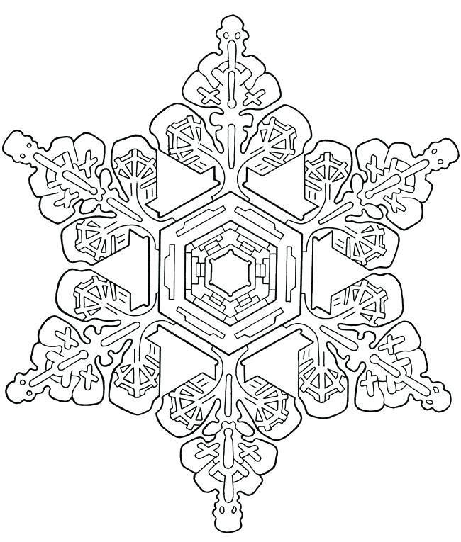 650x765 Snowflake Coloring Pages Snowflake Coloring Pages Snowflake