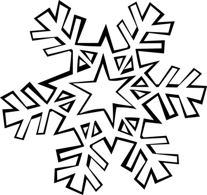 Snowflake Coloring Pages Free Printable Of Pictures Snowflakes 424x400 Snowflake Coloring Pages Free Printable Of Pictures Snowflakes