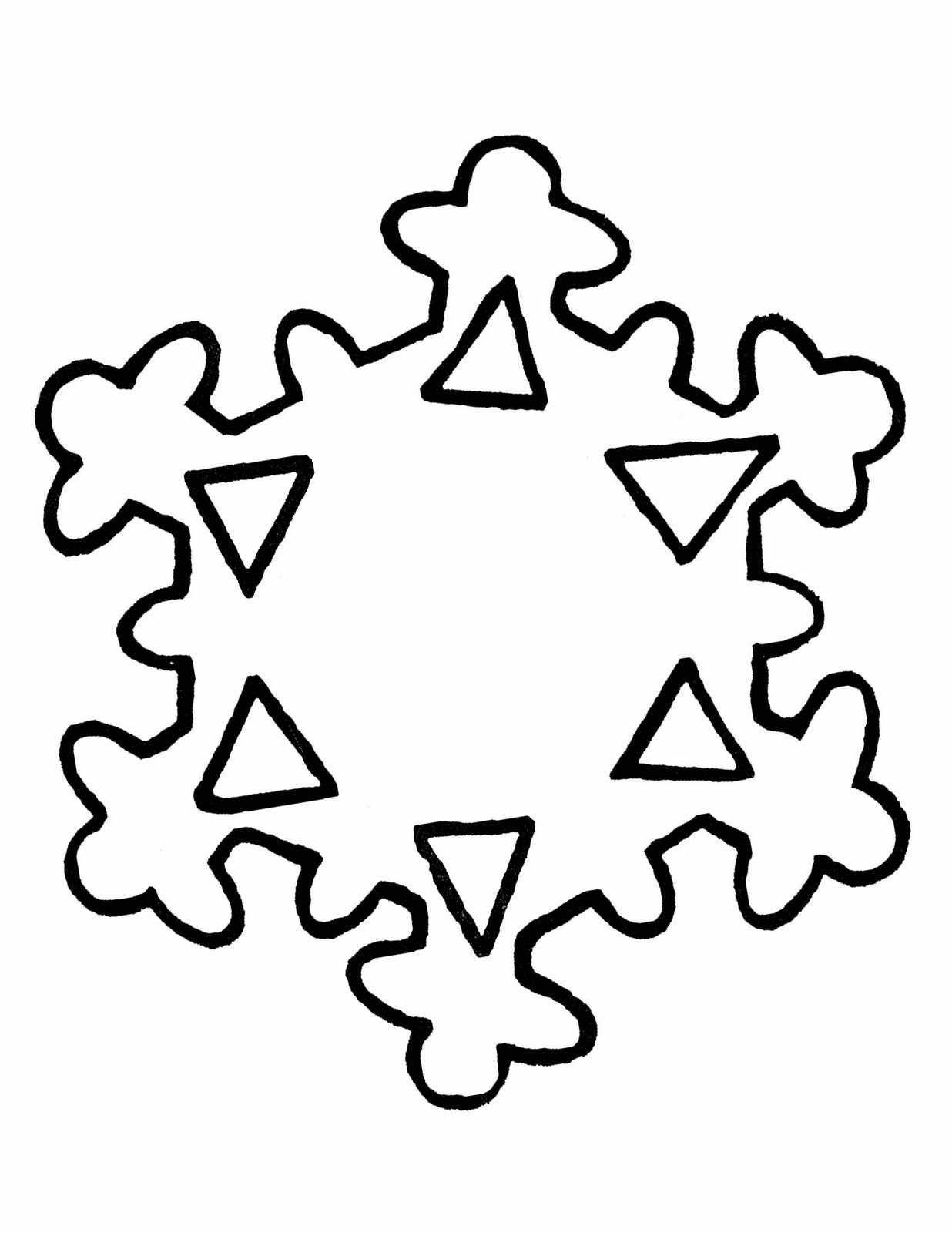 Snowflakes Coloring Pages 1236x1600 Snowflakes Coloring Pages