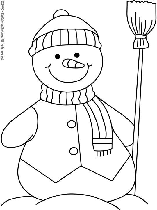Snowman Coloring Pages To Print 540x720 Snowman Coloring Pages To Print