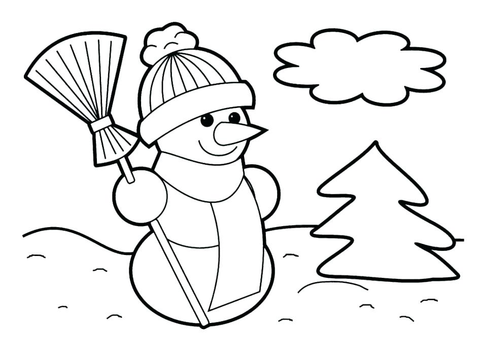 940x716 Coloring Book Pages Snowman Illustration Of A Sad Frosty