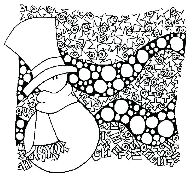750x686 Snowman Coloring Pages For Adults Plus Adult Coloring Page Snowman