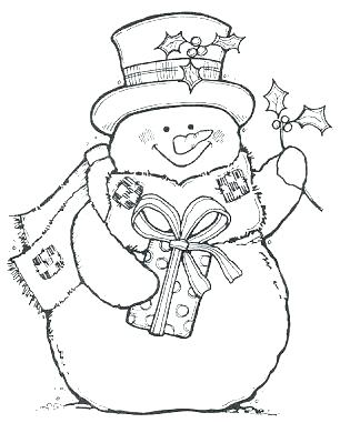 315x381 Snowman Pictures To Color With Snowman Color Page Snowman Color