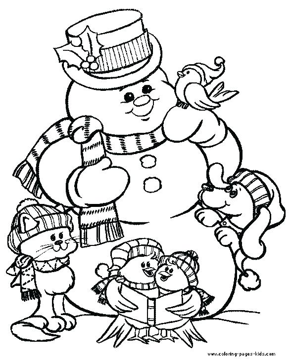 Snowman Coloring Sheet Printable 590x729 Snowman Coloring Sheet Printable