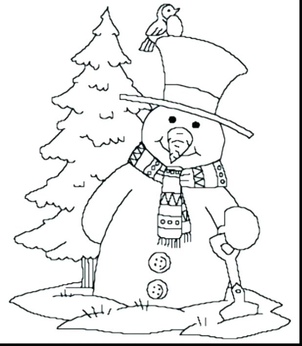 618x708 Snowman Coloring Pages Snowman Coloring Pages Frosty The Snowman