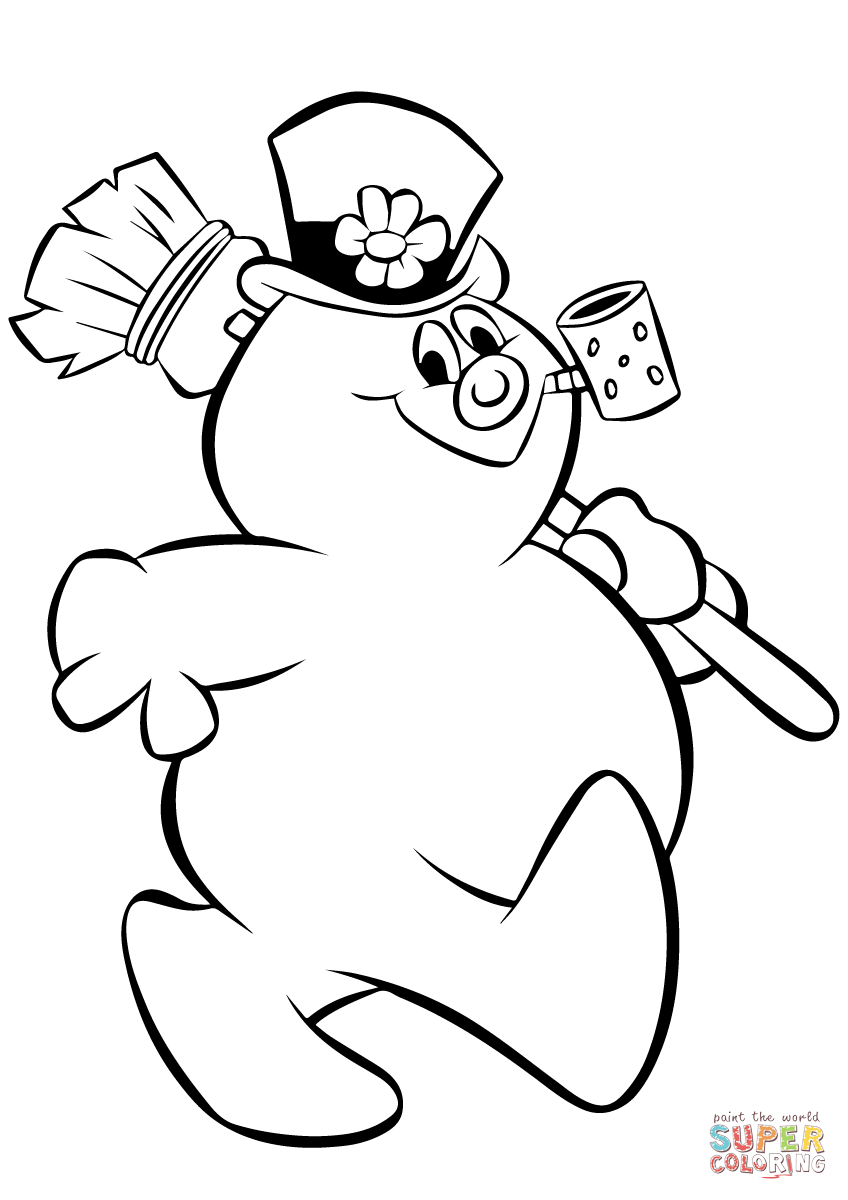 848x1200 Top 10 Snowman Coloring Pages And Printable For Kids