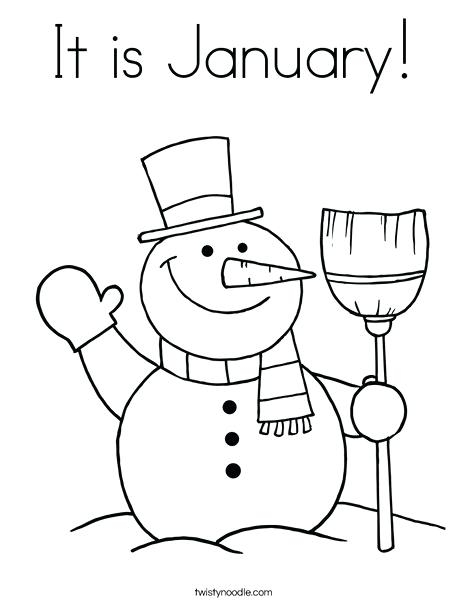 January Coloring Pages For Preschool January Coloring Pages 468x605 January Coloring Pages For Preschool January Coloring Pages