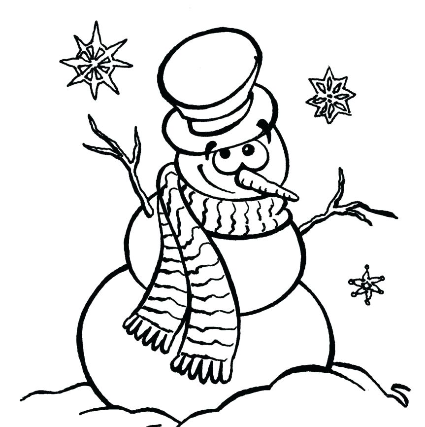 Snowman Coloring Pages For Preschool Plus Posts Snowman Coloring 863x866 Snowman Coloring Pages For Preschool Plus Posts Snowman Coloring
