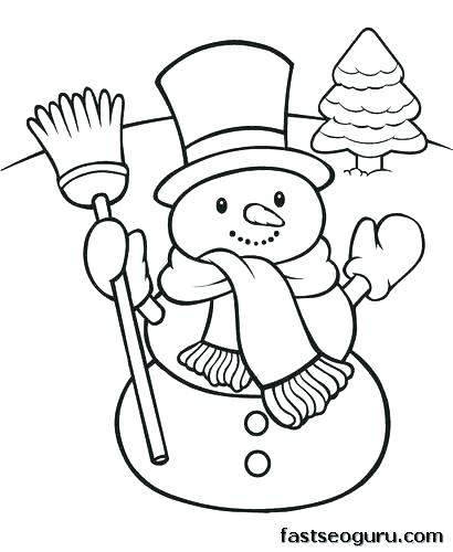 410x500 Coloring Book Pages Snowman Coloring Page Of Snowman Abominable