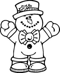 Snowman Face Pattern Clipart Outlined Santa Elf Reindeer 236x286 Snowman Face Pattern Clipart Outlined Santa Elf Reindeer