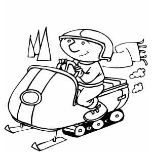 Snowmobile Coloring Pages at GetColorings.com | Free printable ...