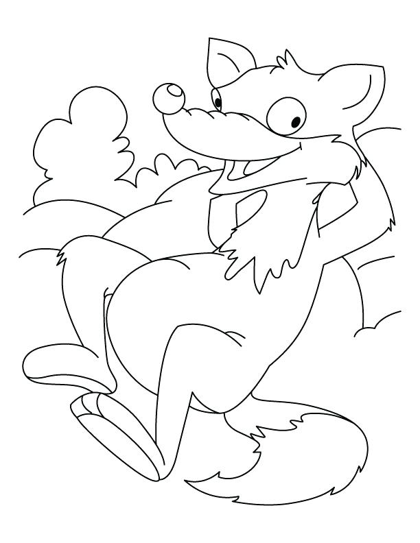 612x792 Arctic Fox Coloring Page Arctic Coloring Pages Polar Fox Colouring