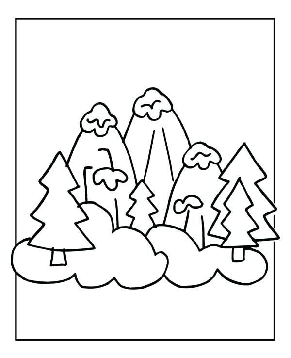 Snow Day Coloring Pages New Snowy Day Coloring Page Snowy Winter 600x738 Snow Day Coloring Pages New Snowy Day Coloring Page Snowy Winter