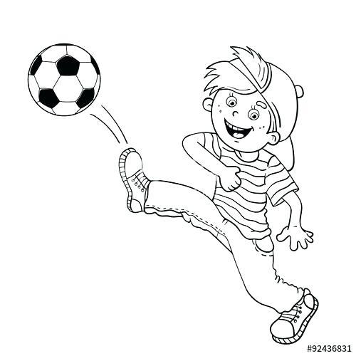 500x500 Sports Balls Coloring Pages Soccer Ball Coloring Page Coloring