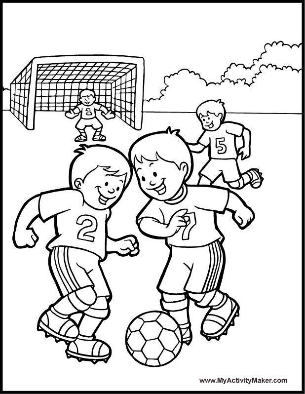 Soccer Coloring Pages For Adults