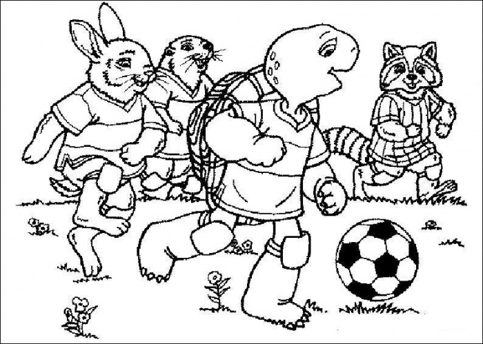 700x499 Soccer Coloring Pages