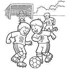 230x230 Soccer Ball Coloring Pages