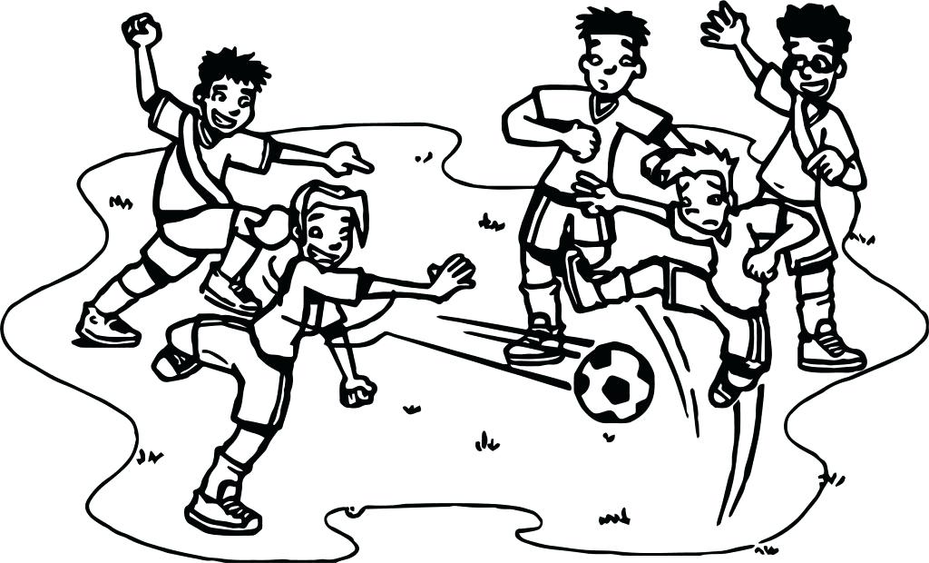 1024x620 Soccer Coloring Pages Playing Soccer Coloring Pages General Soccer