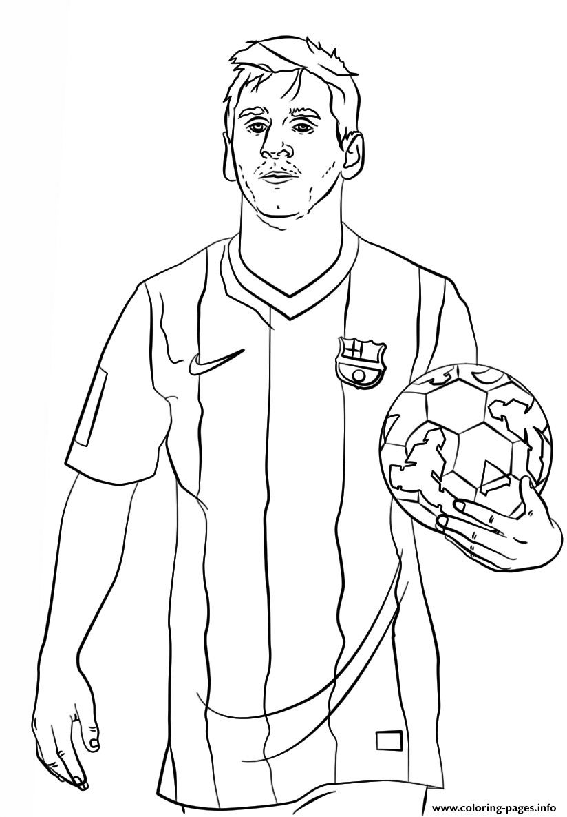 824x1186 Gorgeous Ideas Soccer Coloring Pages Lionel Messi Printable