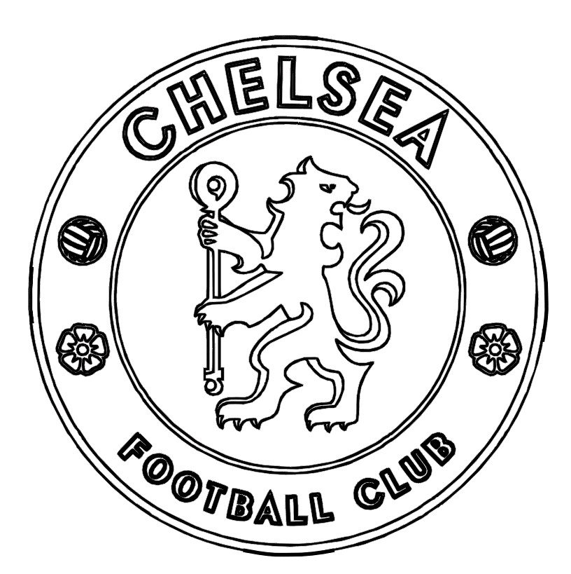 816x819 Print Chelsea Logo Soccer Coloring Pages Or Download Chelsea Logo