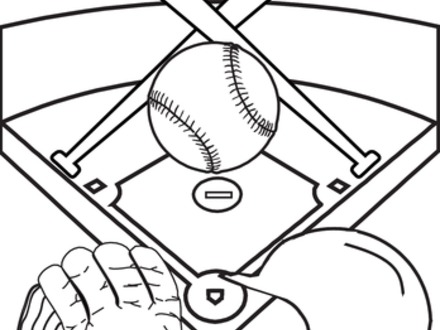 38 Baseball Field Coloring Page, Baseball Coloring Pages 440x330 38 Baseball Field Coloring Page, Baseball Coloring Pages