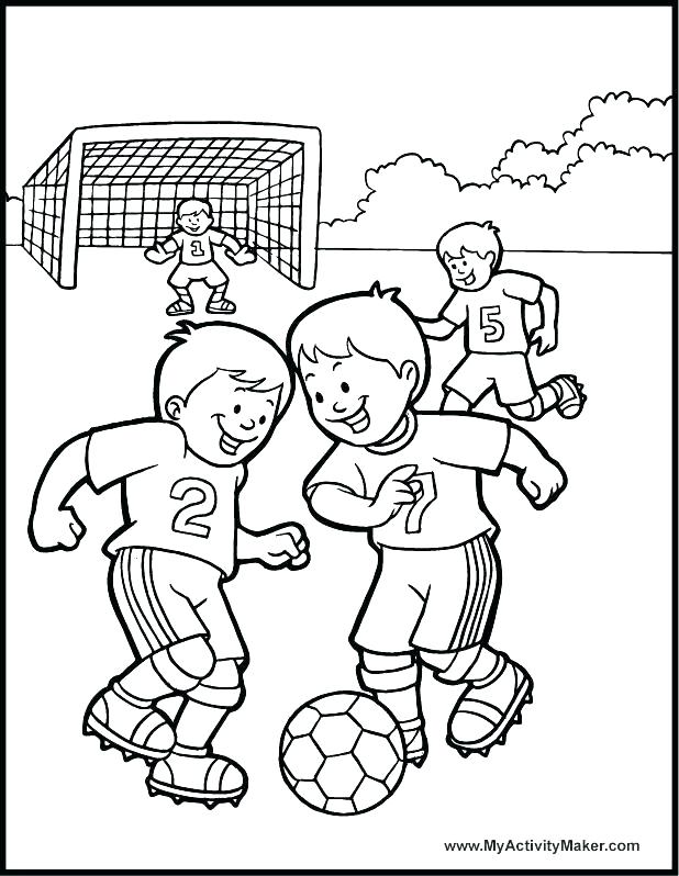 Coloring Pages Soccer 618x798 Coloring Pages Soccer