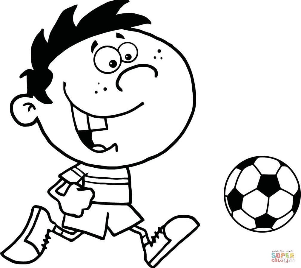 Soccer Girl Coloring Page at GetColorings.com | Free printable ...