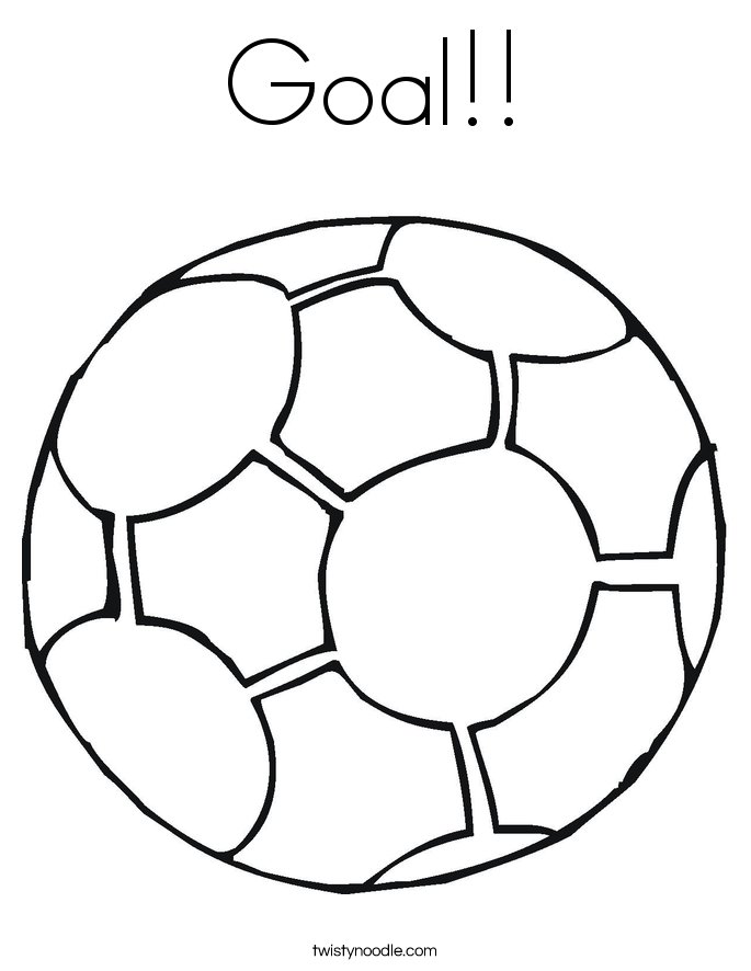 Goal Coloring Page 685x886 Goal Coloring Page
